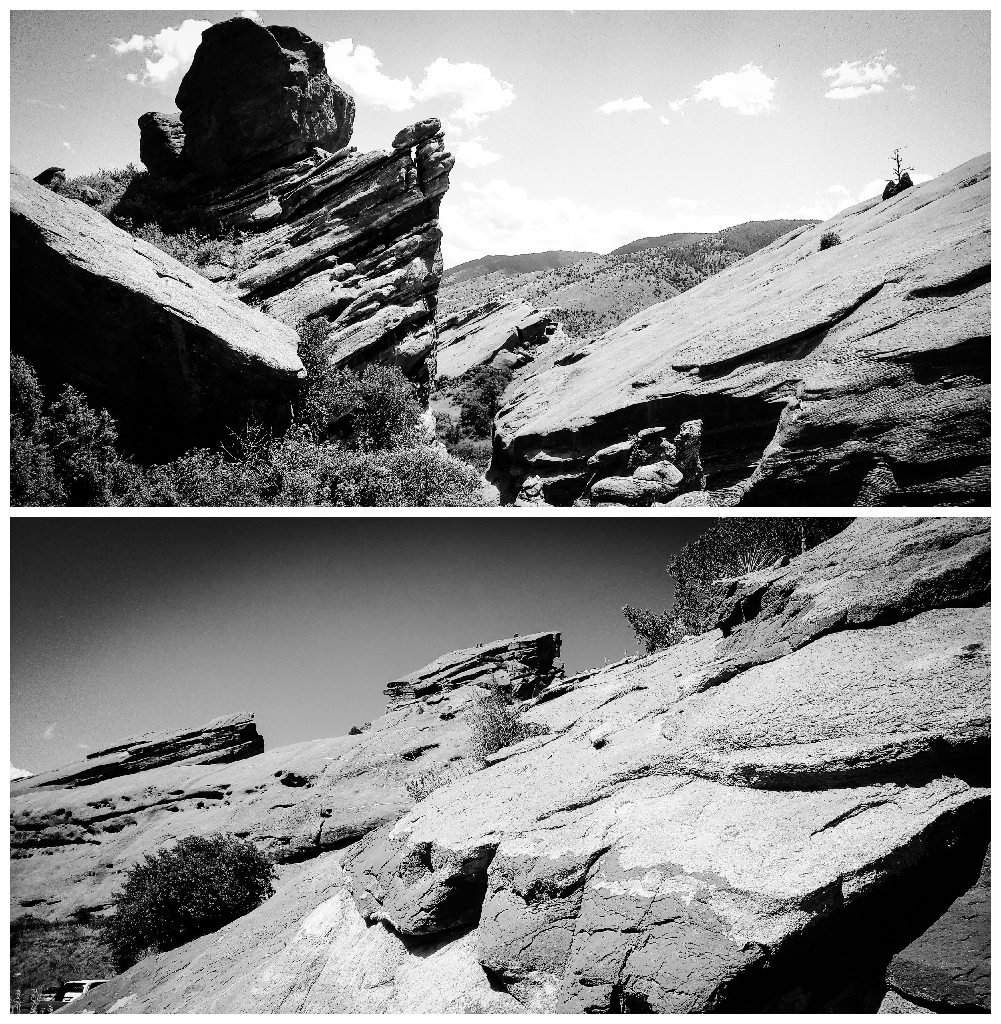 Nature Photos B&W - Nr Morrison, Colorado, US. ‘Red Rocks Park.’ The rock formations are over 200 million years old. sketchbookexplorer.com @davidasutton @sketchbookexplorer Facebook.com/davidanthonysutton #redrocksparkcolorado #colorado #redrocksamphitheatre #unitedstates #USA #travel #travelblog #photography #nature #wildwest