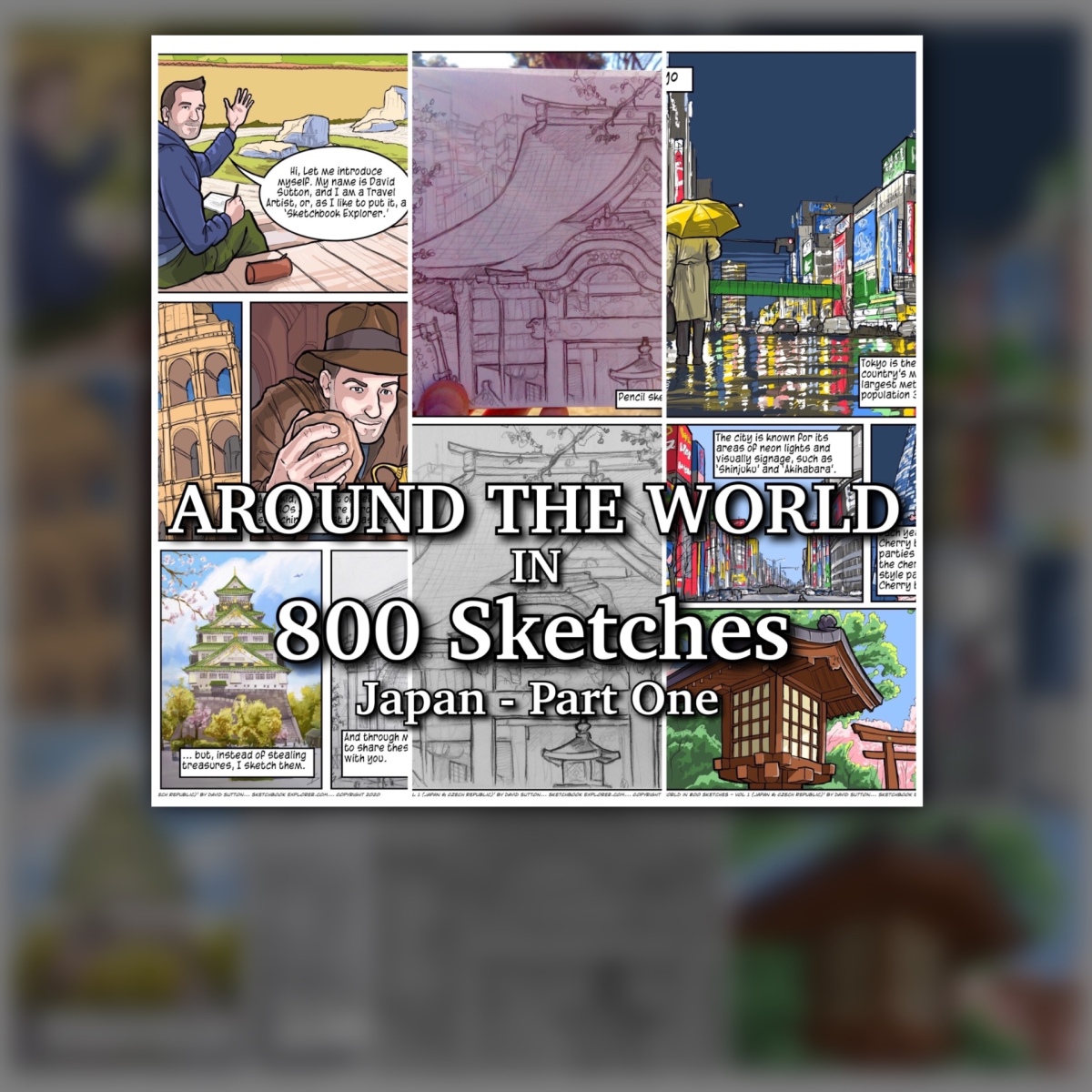 Around the World in 800 Sketches – Japan, Part One